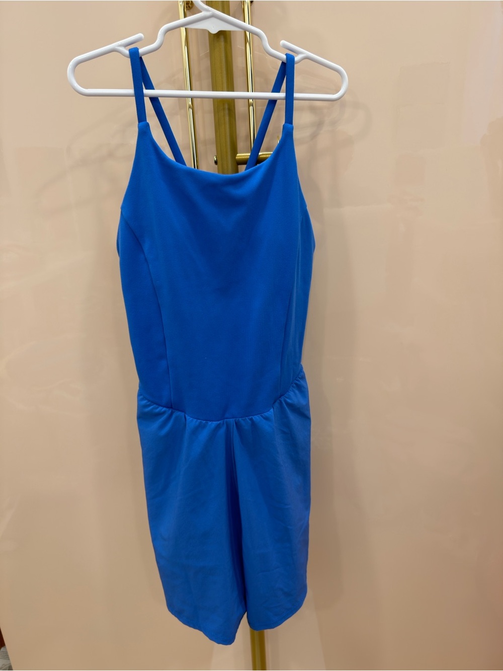 all in motion Royal Blue Girls' Strappy One-Piece Romper